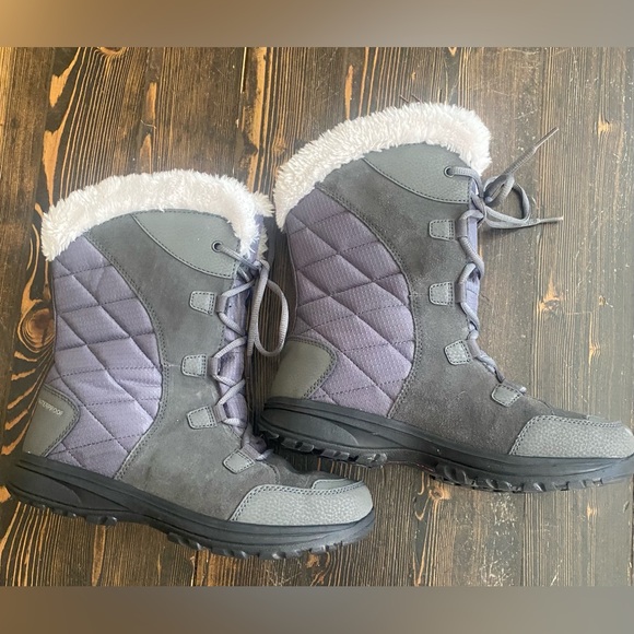 Gray Columbia Women’s Ice Maiden II Snow Boot Size US 9 - Picture 5 of 7